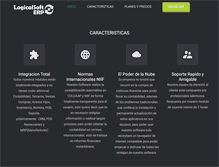 Tablet Screenshot of logicalsoft-erp.com
